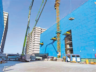 <p> 景城集宿区项目建设现场。</p>