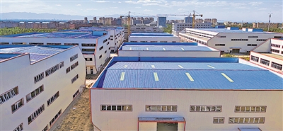 <p> 苏银工业坊项目现场。</p>