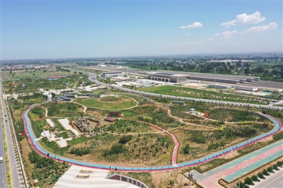 <p>　　吴忠城市东片区。</p>