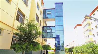 <p>　　吴忠市老旧小区改造。</p>