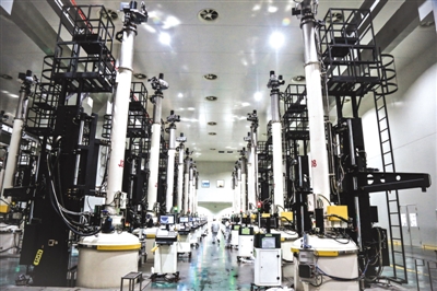 <p> 隆基单晶生产车间。</p>