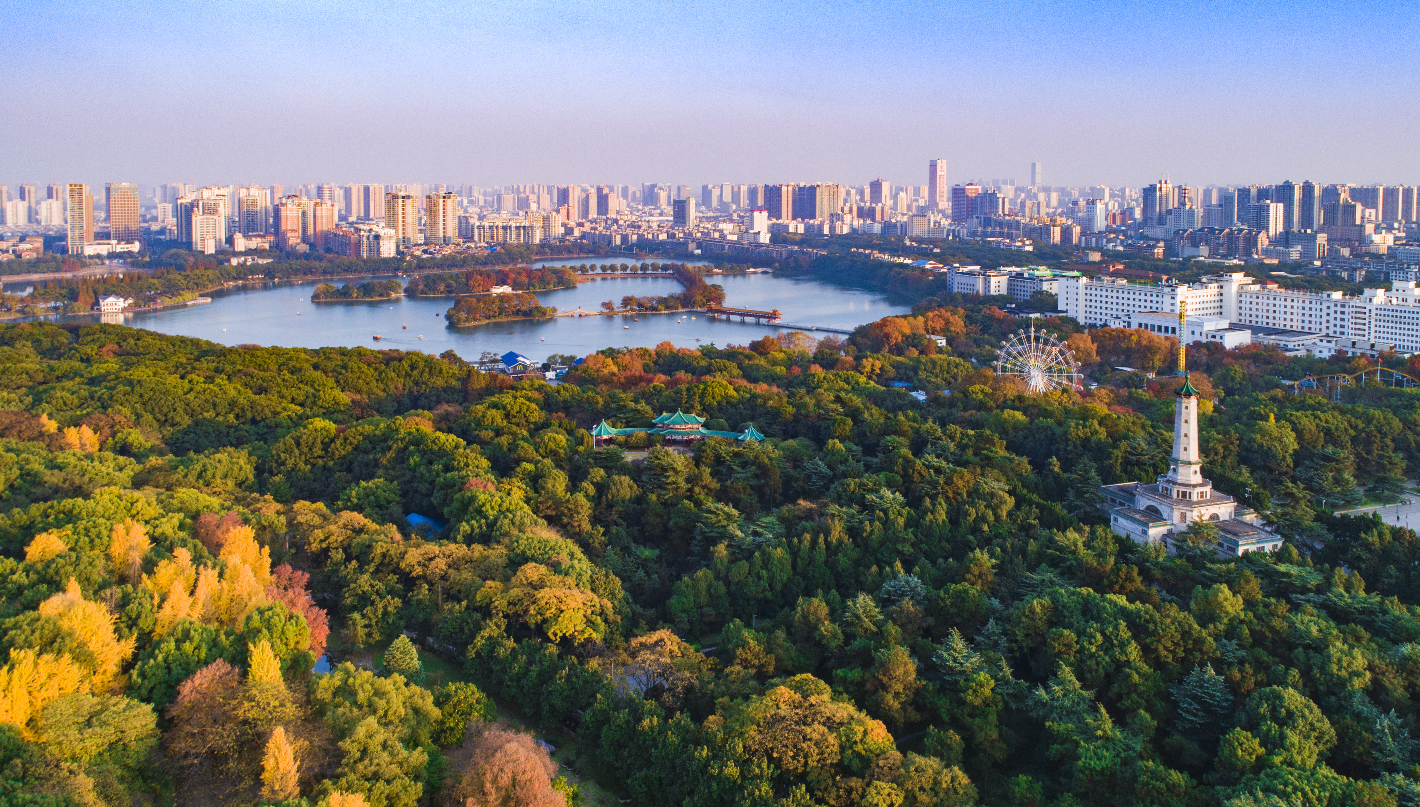 开福生态秀美，宜居福地实至名归。 邹麟 摄
