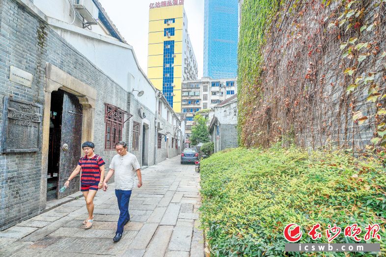 有机更新后的白果园一角。陈飞 摄