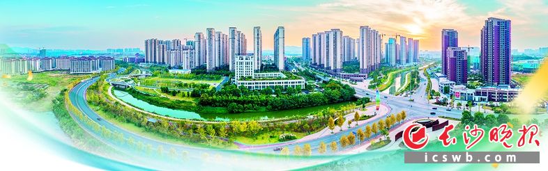 望城经开区打造宜居宜业的产城融合生态。