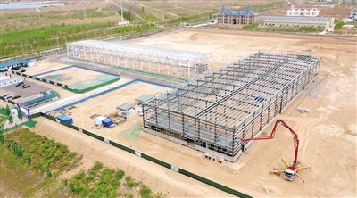 <p>　　中车株洲所红寺堡“低碳循环”智能装备产业园。</p>