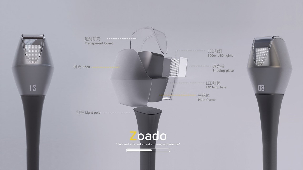 行人交通引导智能设备