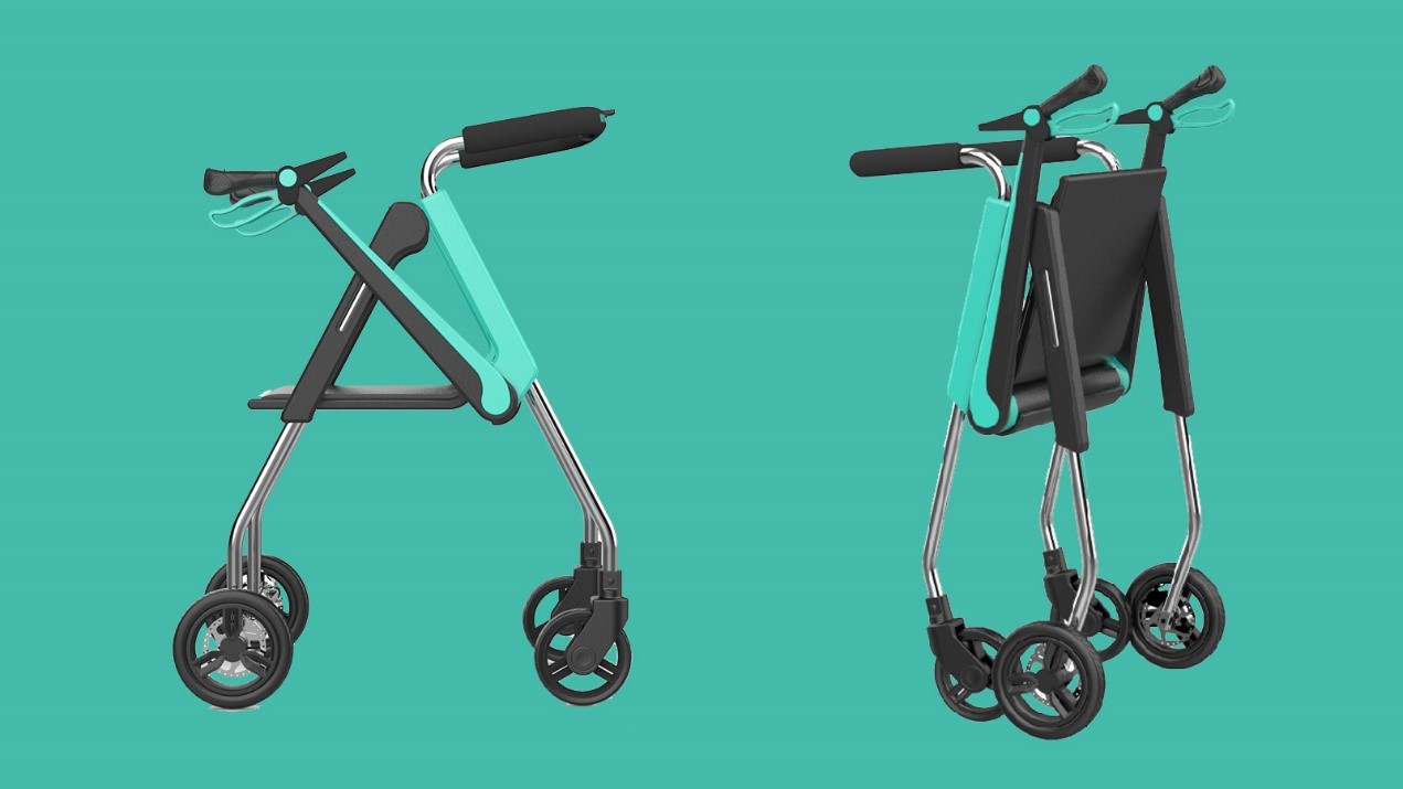 基于通用设计理念的老年人居家康养助行车设计