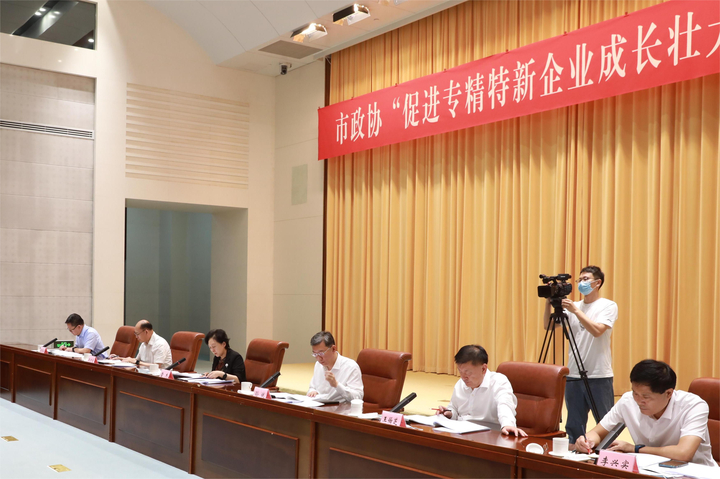 市政协召开&ldquo;促进专精特新企业成长壮大&rdquo;专题协商会 雷杰主持