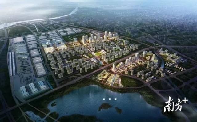 白云湖数字科技城效果图。资料图片