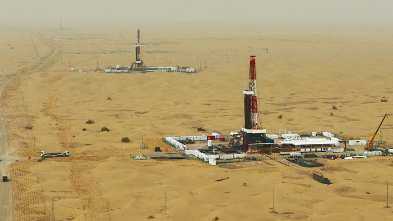 塔里木油田下属富满油田油气累计产量突破1000万吨