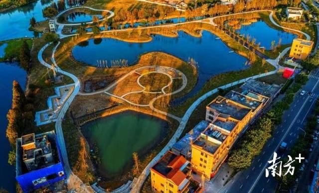 2023年，顺德将一体推进以水美城、以水兴城，图为容桂华口创新公园。容桂宣办供图